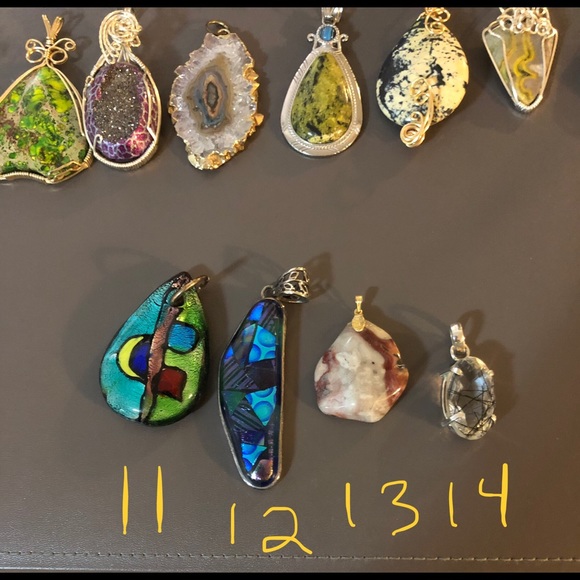 Various rock pendant handmade - Picture 2 of 2